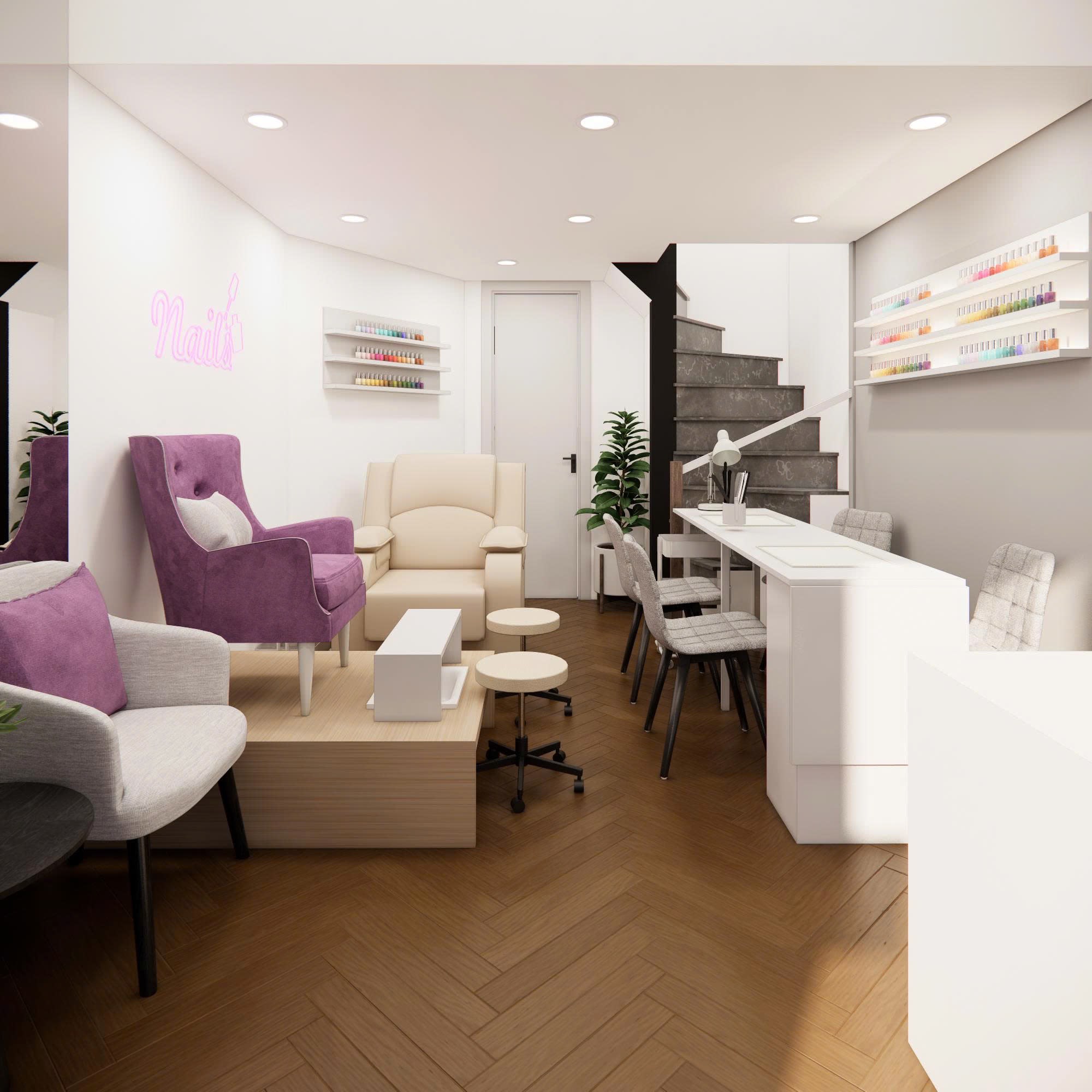Intérieur du salon C'Biche